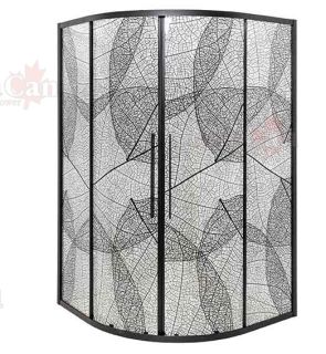 Душевой уголок AvaCan HB 100x100 см чёрный